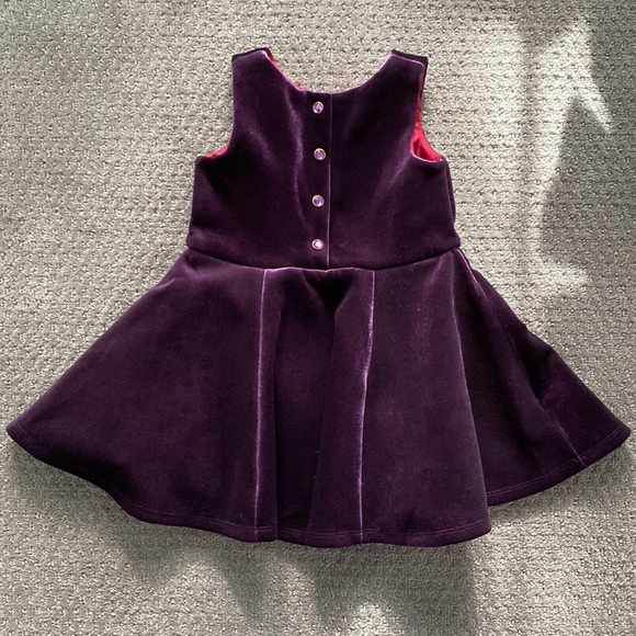 •OSHKOSH GENUINE KIDS COLLECTION• Girls Dark Purple Dress - Picture 2 of 8